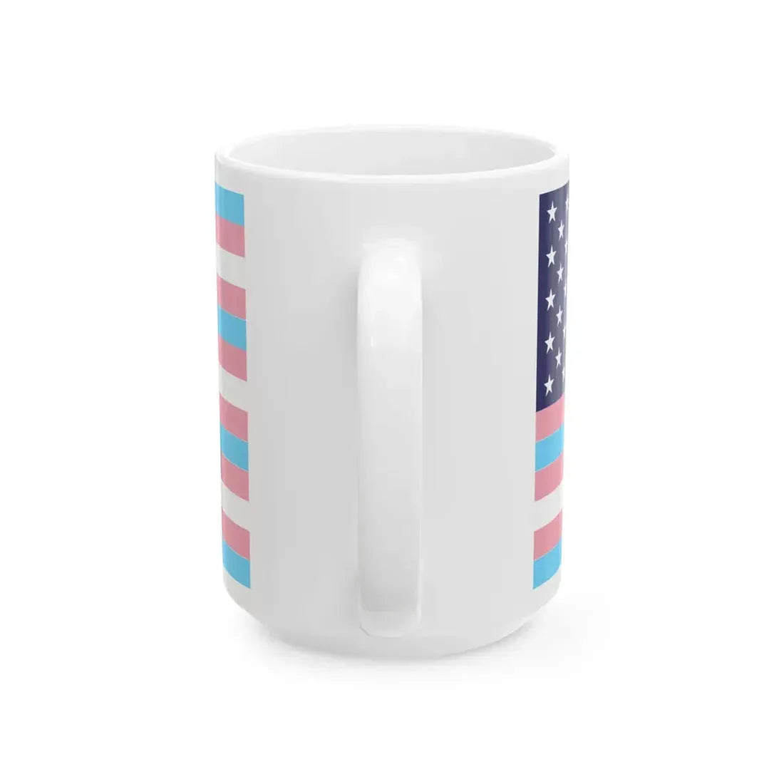 USA Transgender flag (United States) White Coffee Mug - Go Mug Yourself