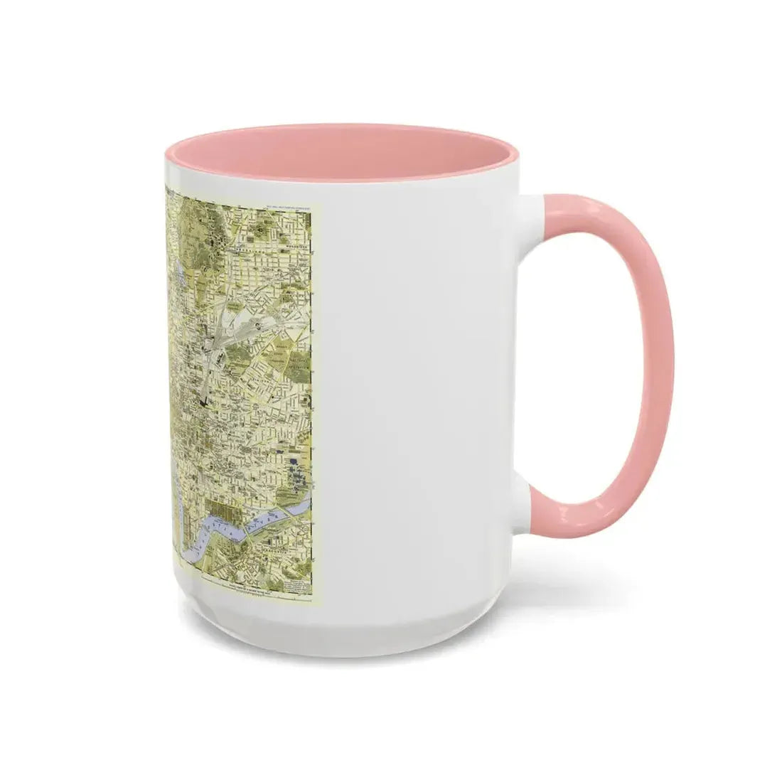 USA - Washington, Central (1948) (Map) Accent Coffee Mug - Go Mug Yourself