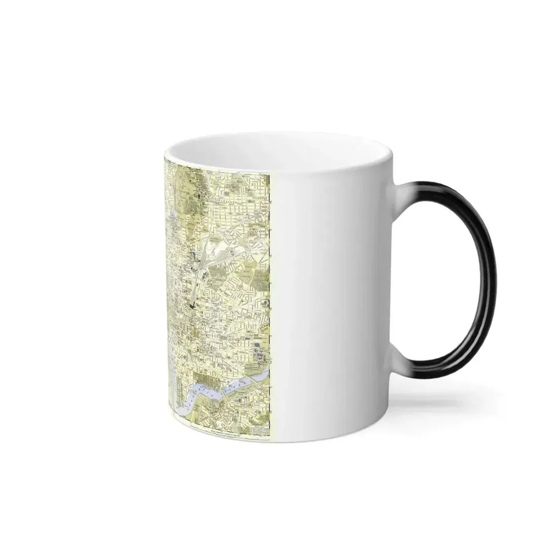 USA - Washington, Central (1948) (Map) Color Changing Mug 11oz - Go Mug Yourself