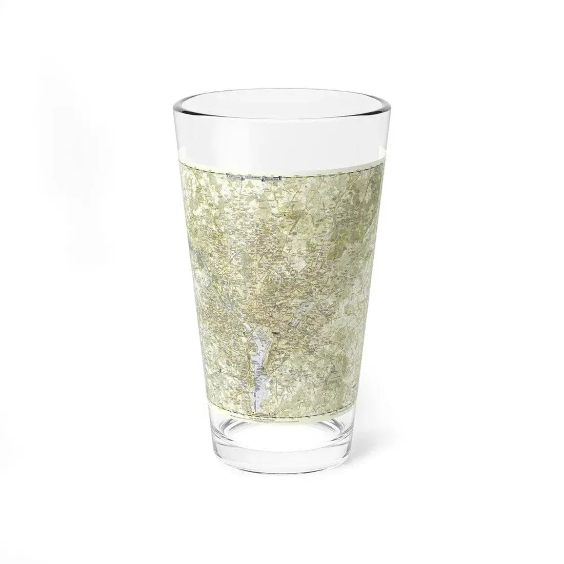 USA - Washington, Suburban (1948) (Map) Pint Glass 16oz 16oz - Go Mug Yourself