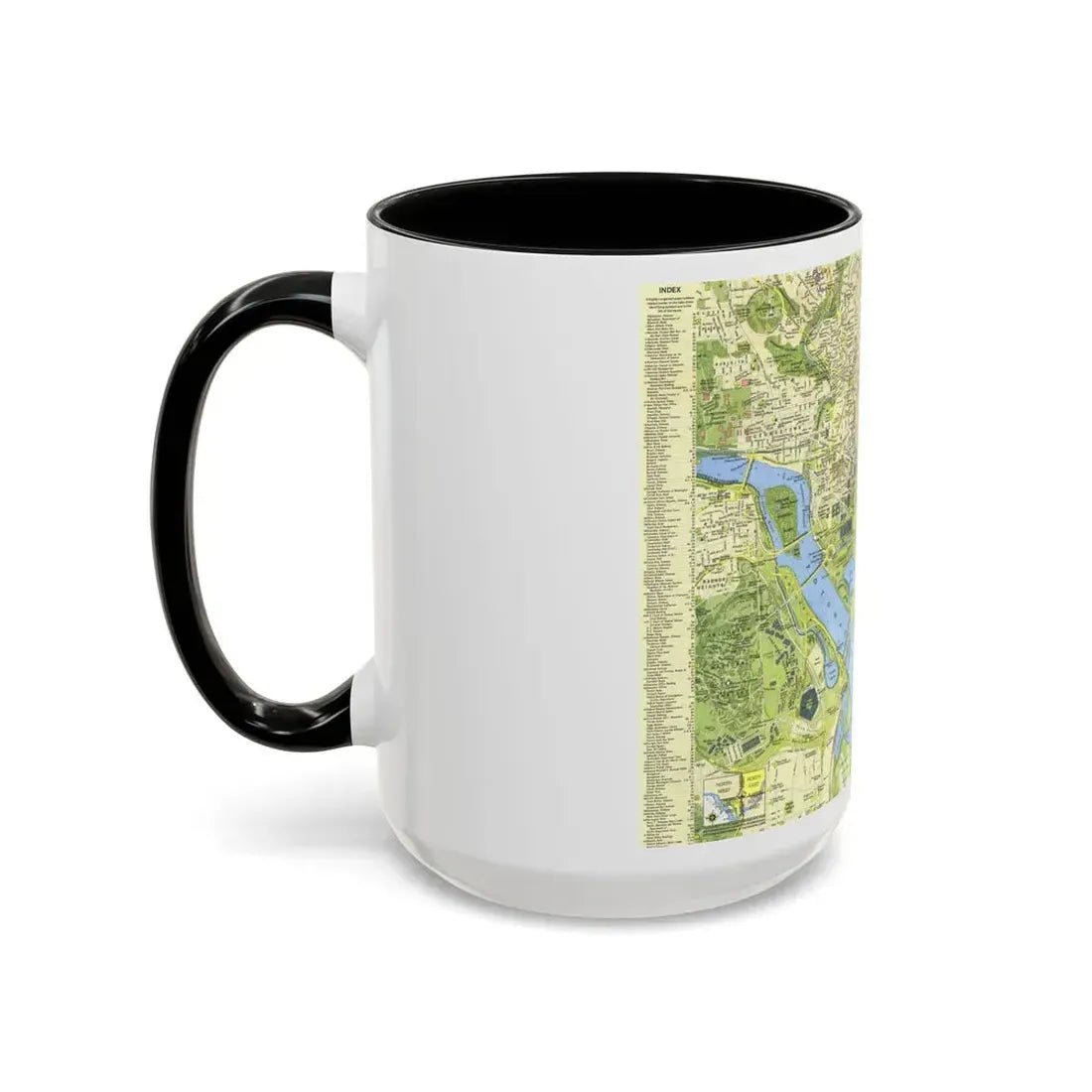 USA - Washington, Tourist (1964) (Map) Accent Coffee Mug - Go Mug Yourself