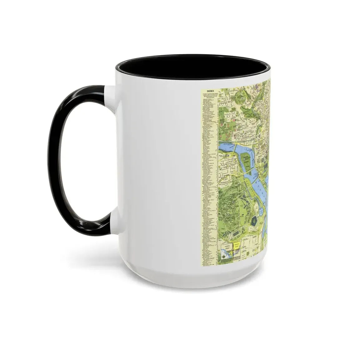 USA - Washington, Tourist (1964) (Map) Accent Coffee Mug - Go Mug Yourself