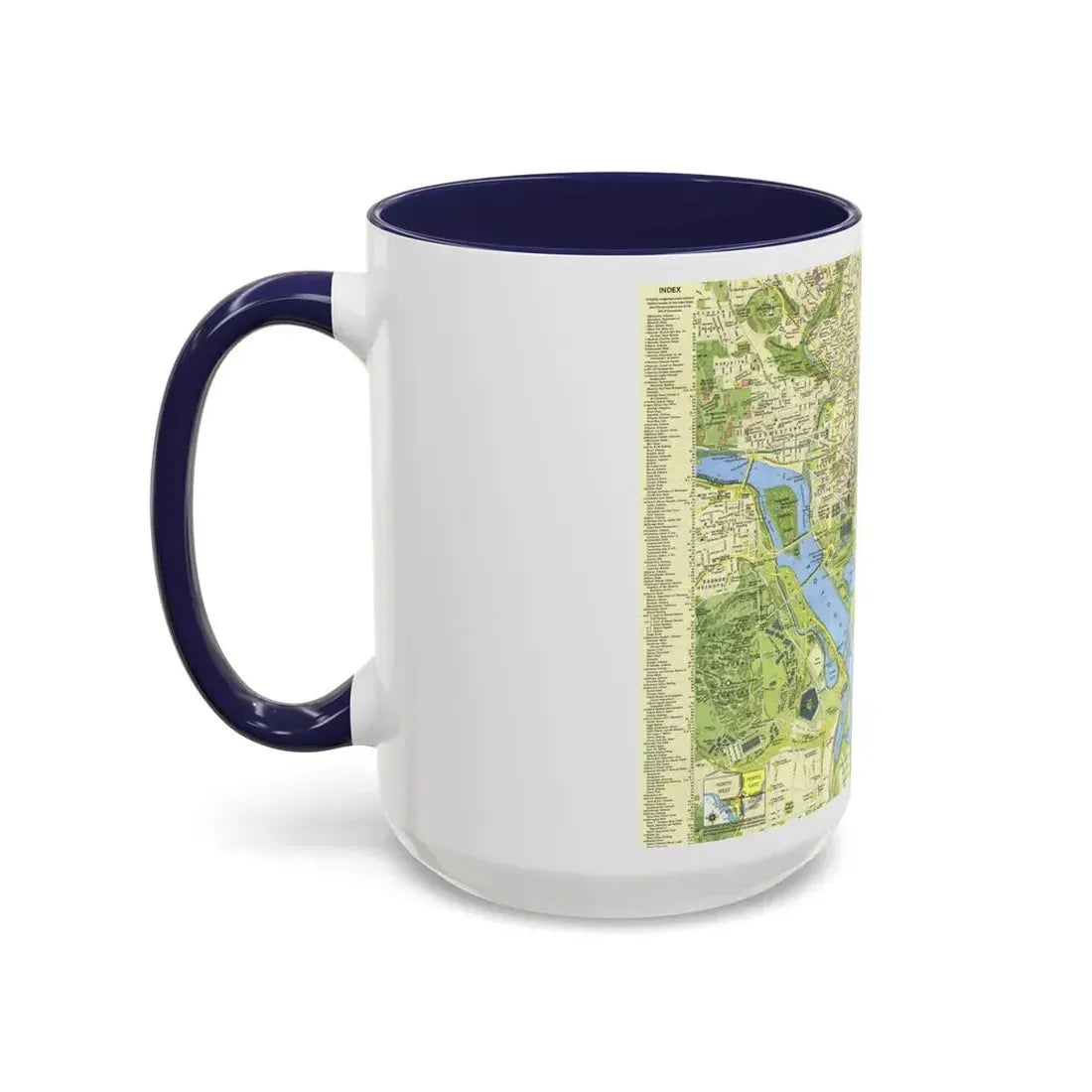 USA - Washington, Tourist (1964) (Map) Accent Coffee Mug - Go Mug Yourself