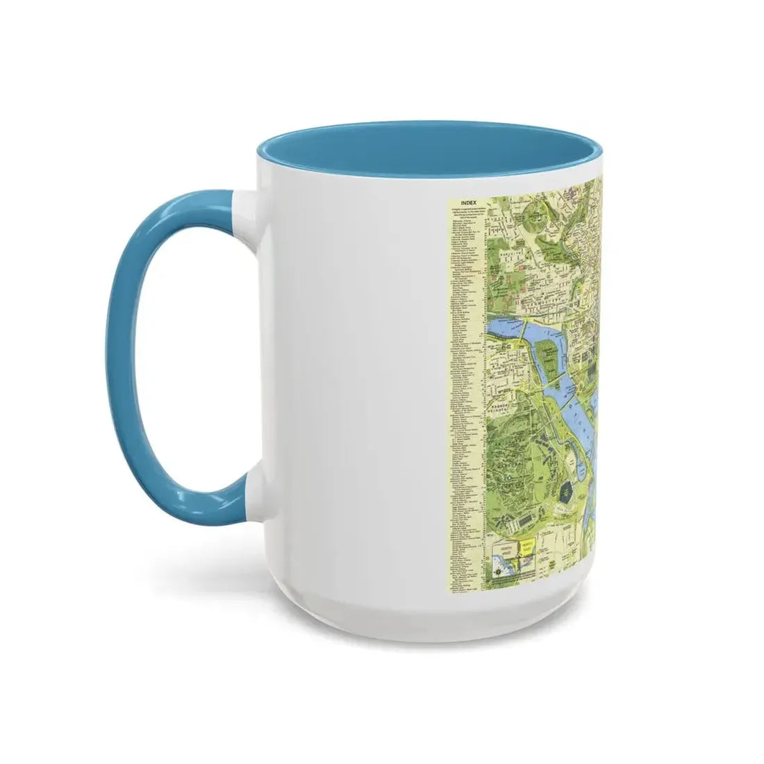 USA - Washington, Tourist (1964) (Map) Accent Coffee Mug - Go Mug Yourself