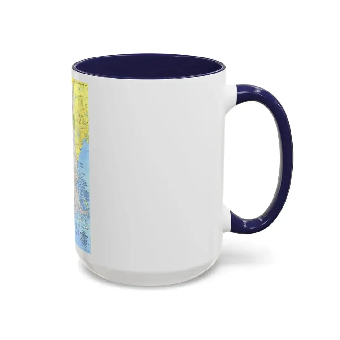 USA - Western New England 1 (1975) (Map) Accent Coffee Mug - Go Mug Yourself