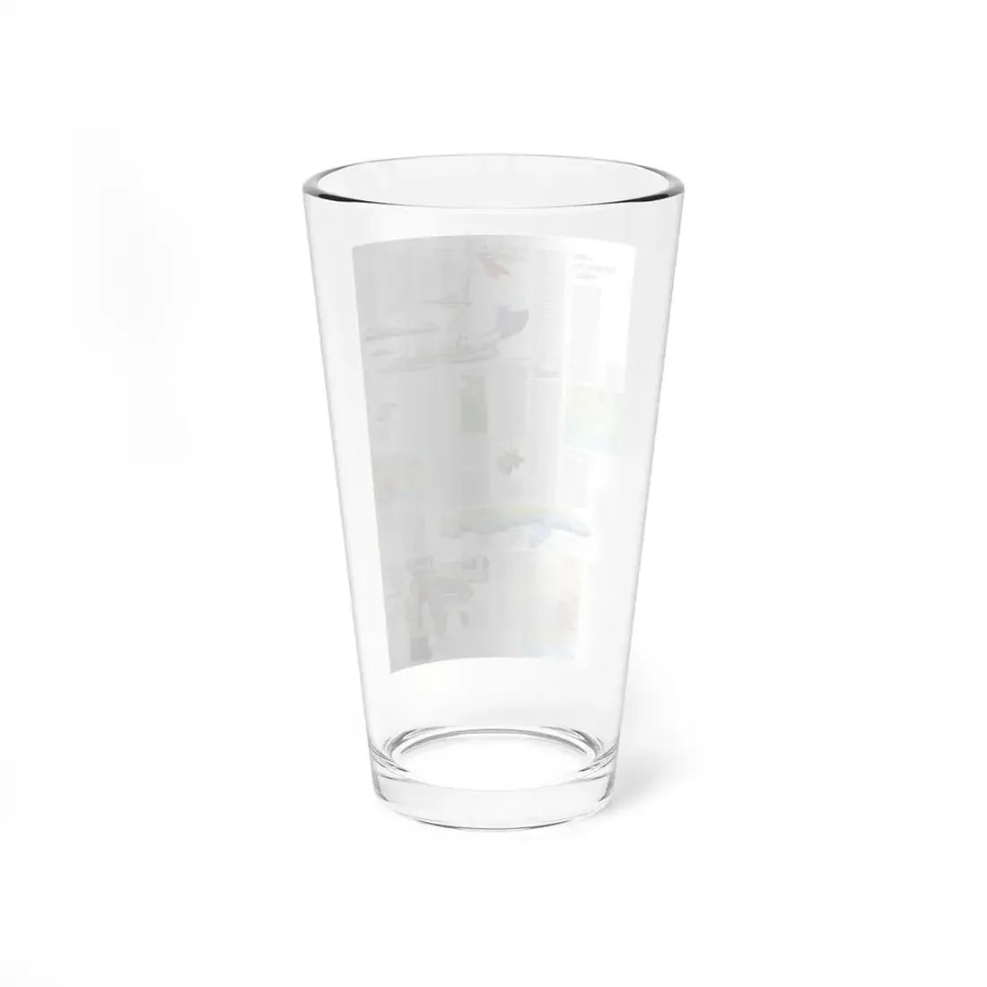 USA - Wisconsin, Michigan ,Great Lakes 2 (1973) (Map) Pint Glass 16oz - Go Mug Yourself