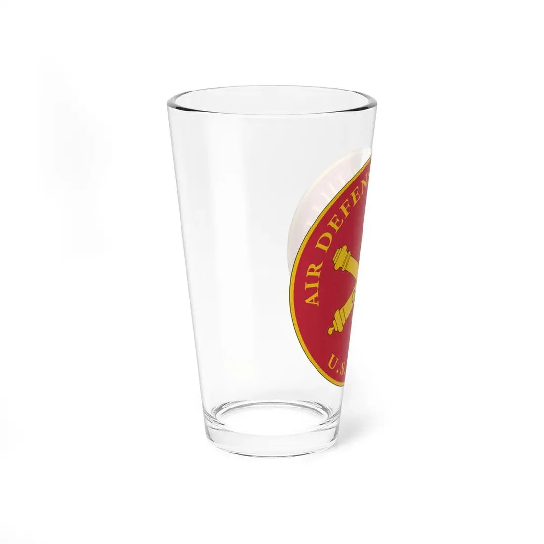 USAADAPLAQUE Air Defense Artillery Branch (U.S. Army) Pint Glass 16oz - Go Mug Yourself