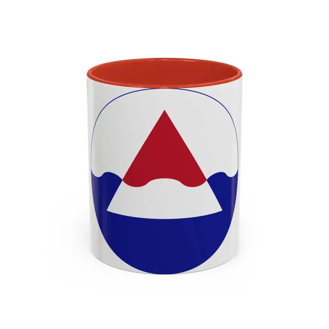 USAE Iceland Defense Force (U.S. Army) Accent Coffee Mug 11oz Red - Go Mug Yourself