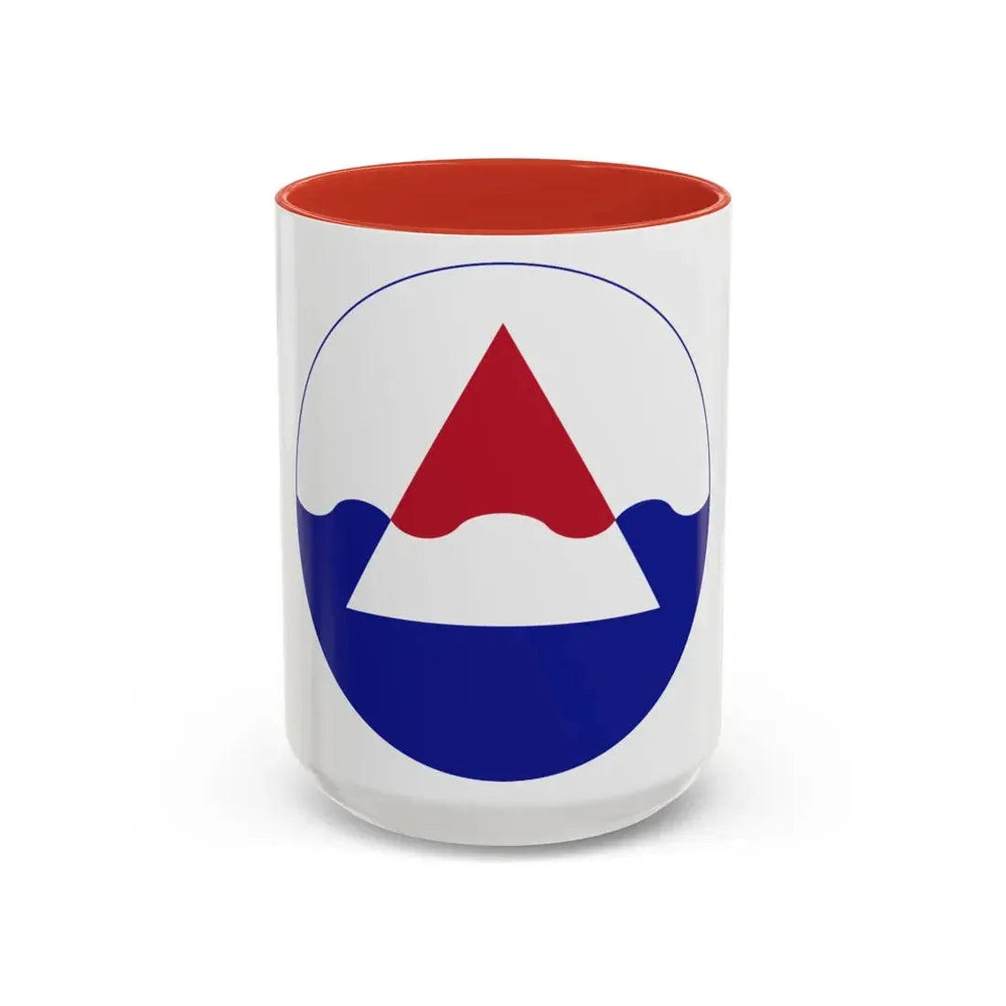 USAE Iceland Defense Force (U.S. Army) Accent Coffee Mug 15oz Red - Go Mug Yourself