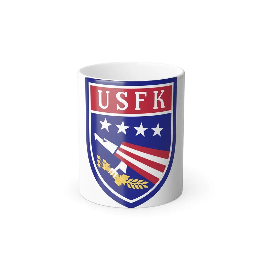 USAE United States Forces Korea (U.S. Army) Color Changing Coffee Mug-11oz-Go Mug Yourself