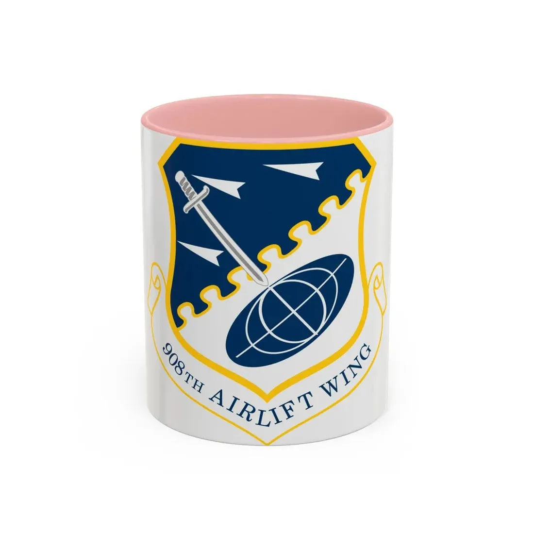 USAF 908th Airlift Wing (U.S. Air Force) Accent Coffee Mug - Go Mug Yourself