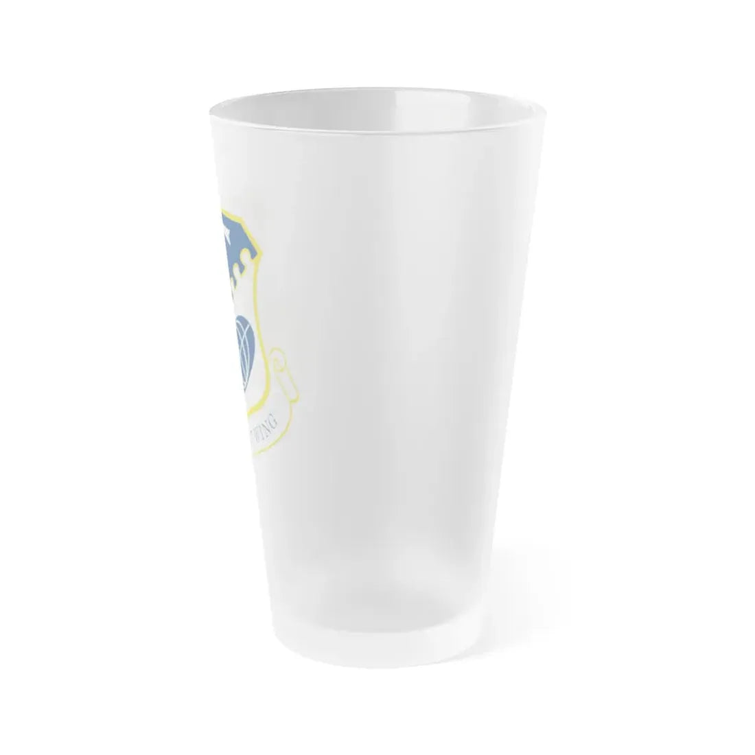USAF 908th Airlift Wing (U.S. Air Force) Frosted Pint Glass 16oz - Go Mug Yourself