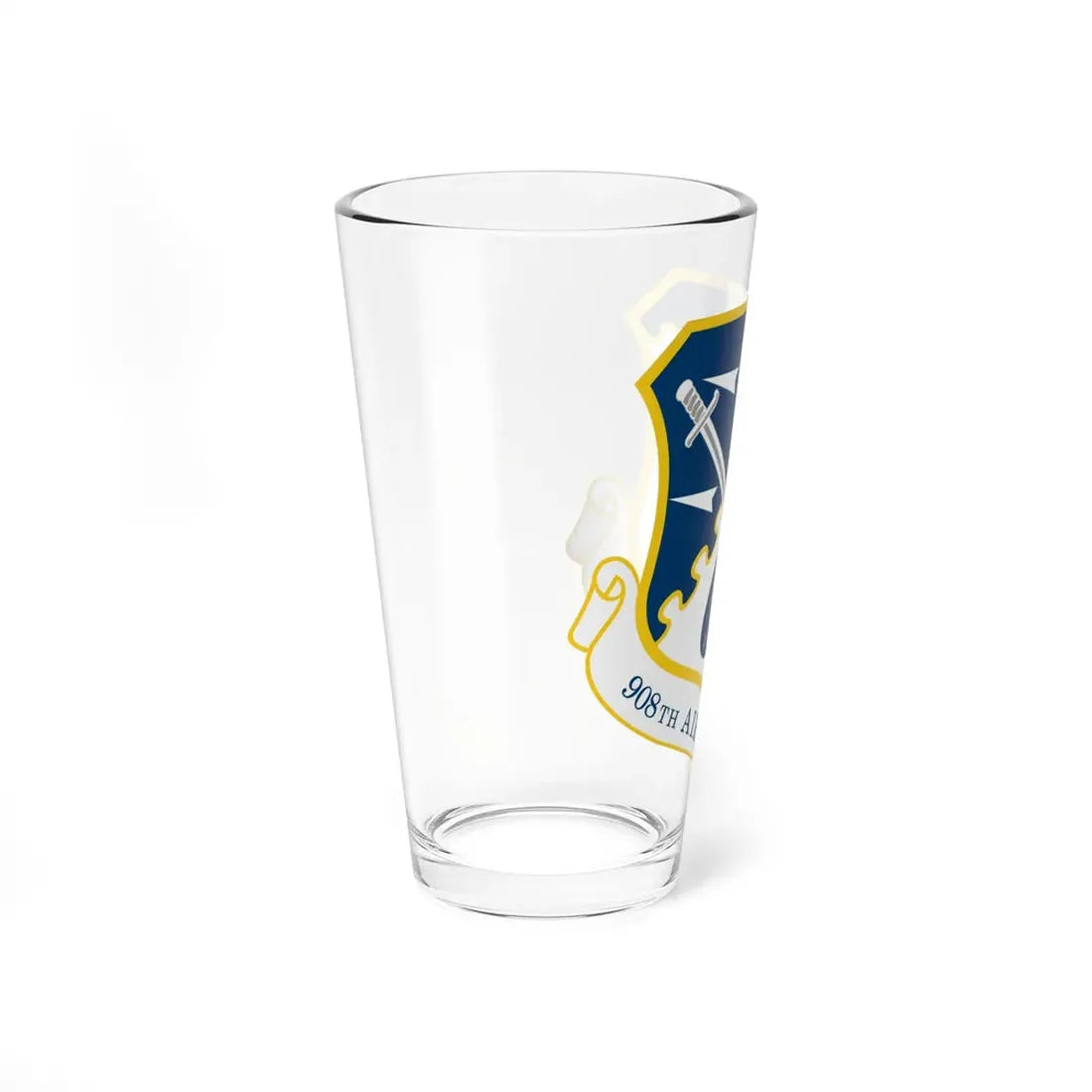 USAF 908th Airlift Wing (U.S. Air Force) Pint Glass 16oz - Go Mug Yourself