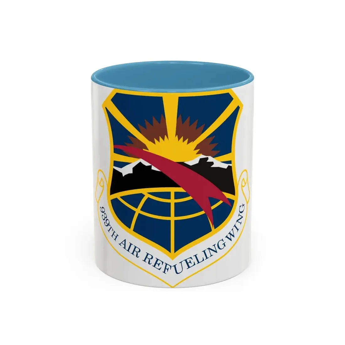 USAF 939th Air Refueling Wing (U.S. Air Force) Accent Coffee Mug 11oz Light Blue - Go Mug Yourself