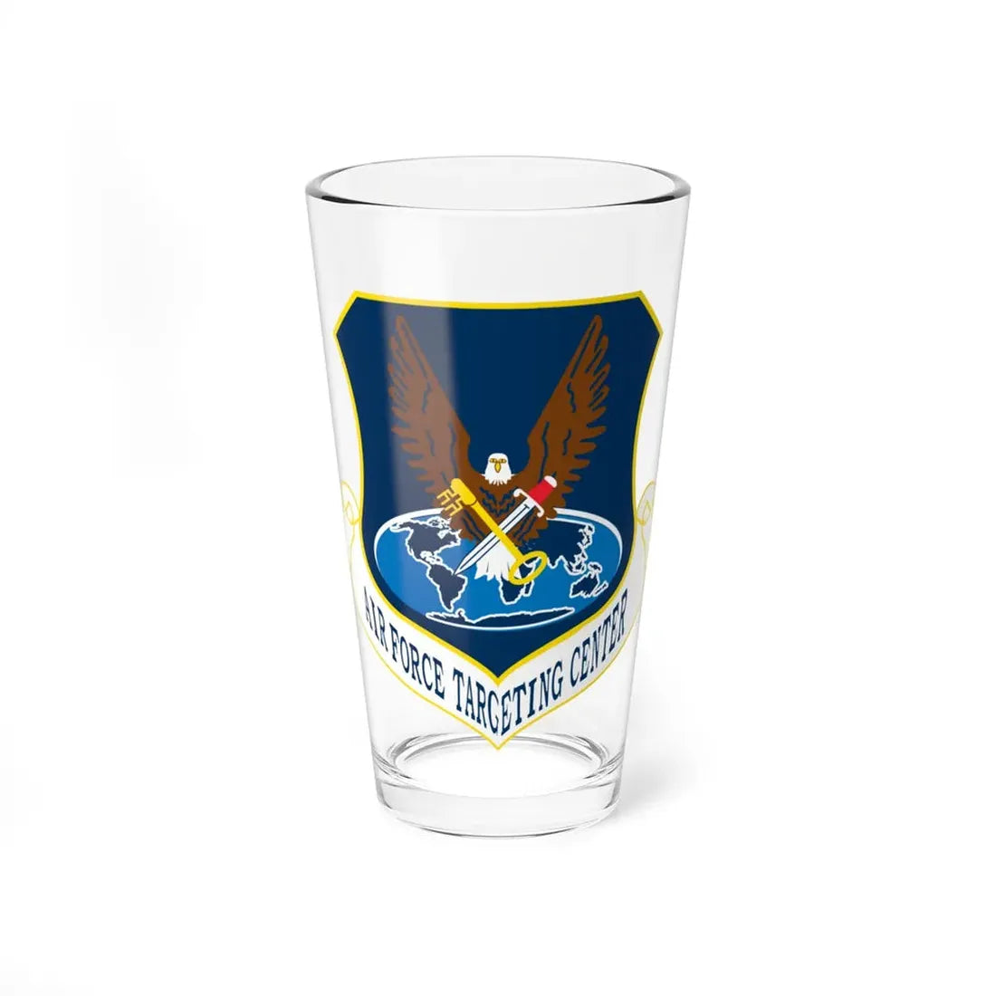 USAF Targeting Center Eagles (U.S. Air Force) Pint Glass 16oz 16oz - Go Mug Yourself