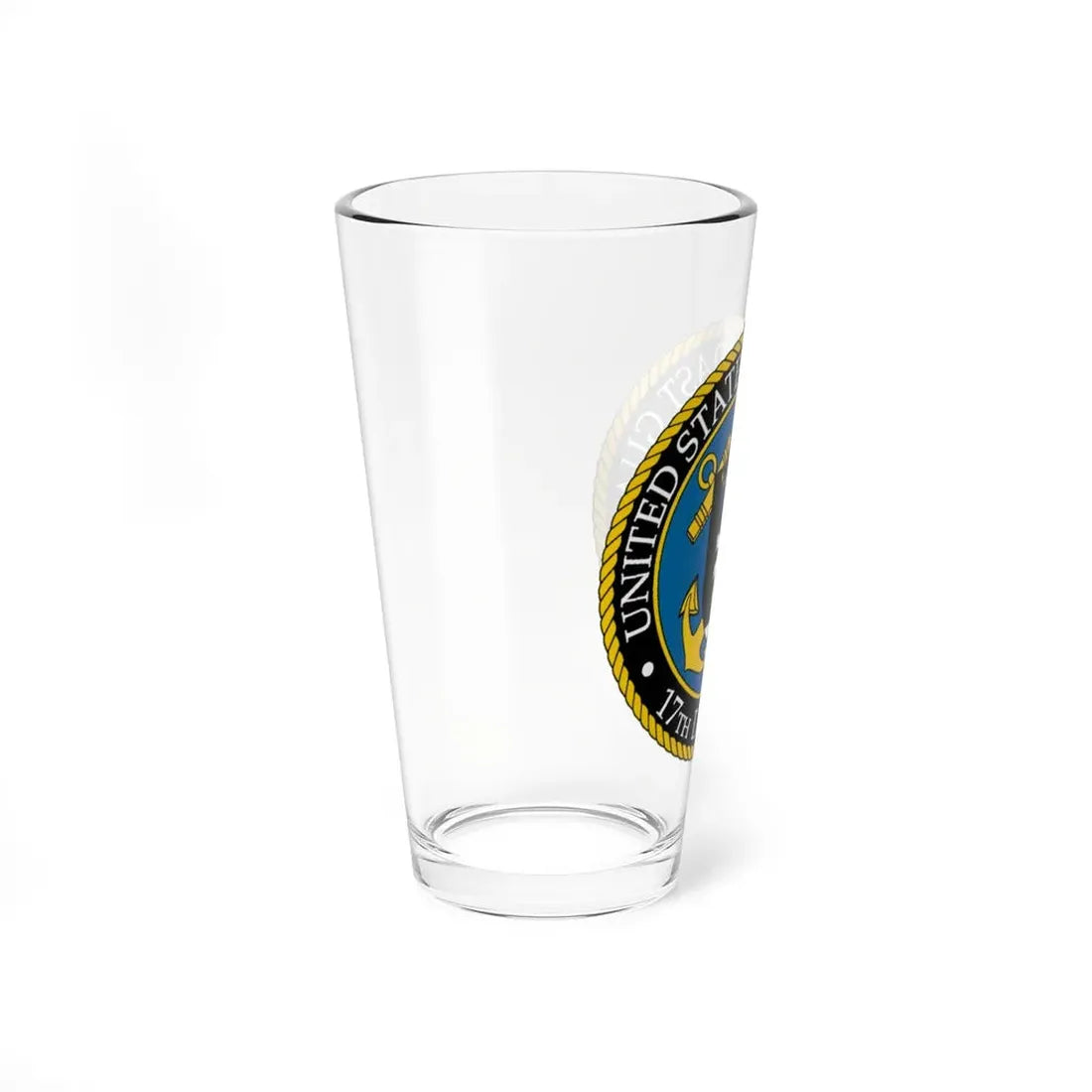 USCG 17th District (U.S. Coast Guard) Pint Glass 16oz - Go Mug Yourself