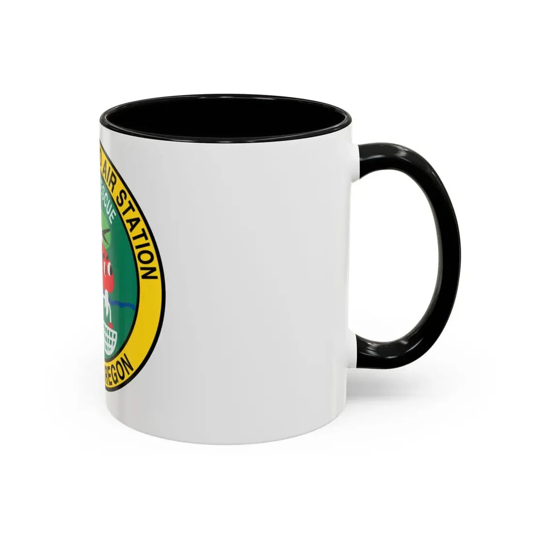 USCG Air Station Astoria (U.S. Coast Guard) Accent Coffee Mug - Go Mug Yourself