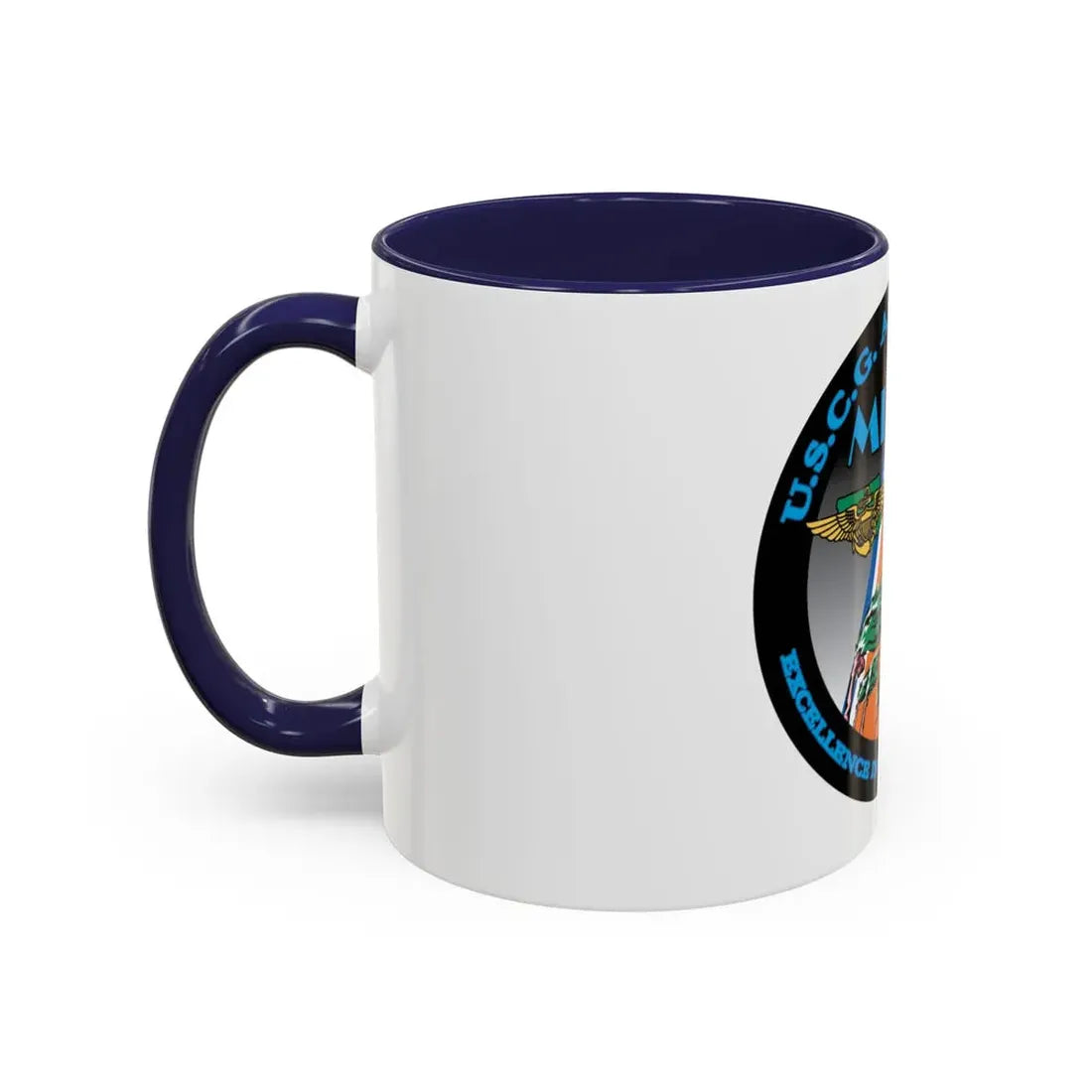 USCG Air Station Miami (U.S. Coast Guard) Accent Coffee Mug - Go Mug Yourself