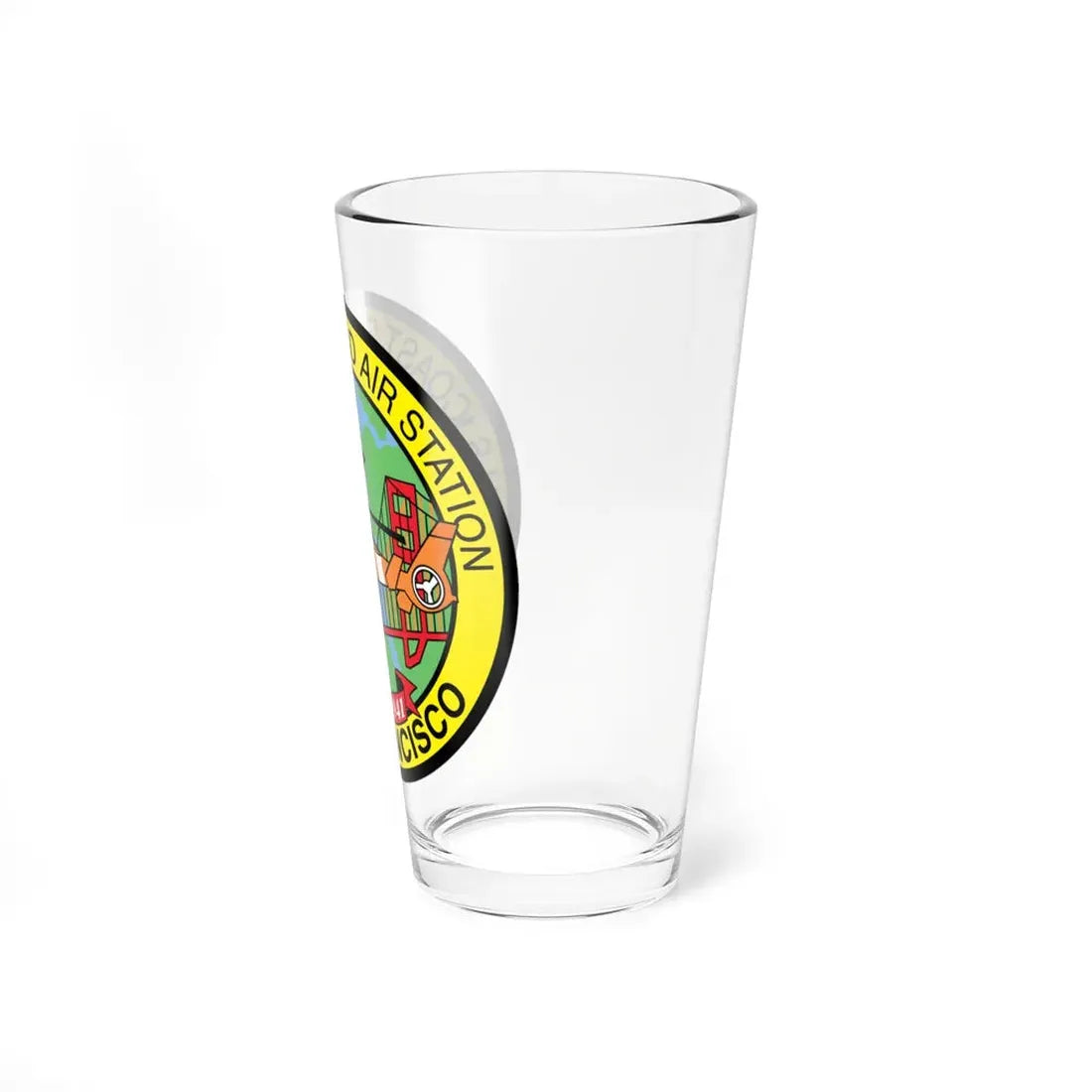 USCG Air Station San Francisco (U.S. Coast Guard) Pint Glass 16oz - Go Mug Yourself