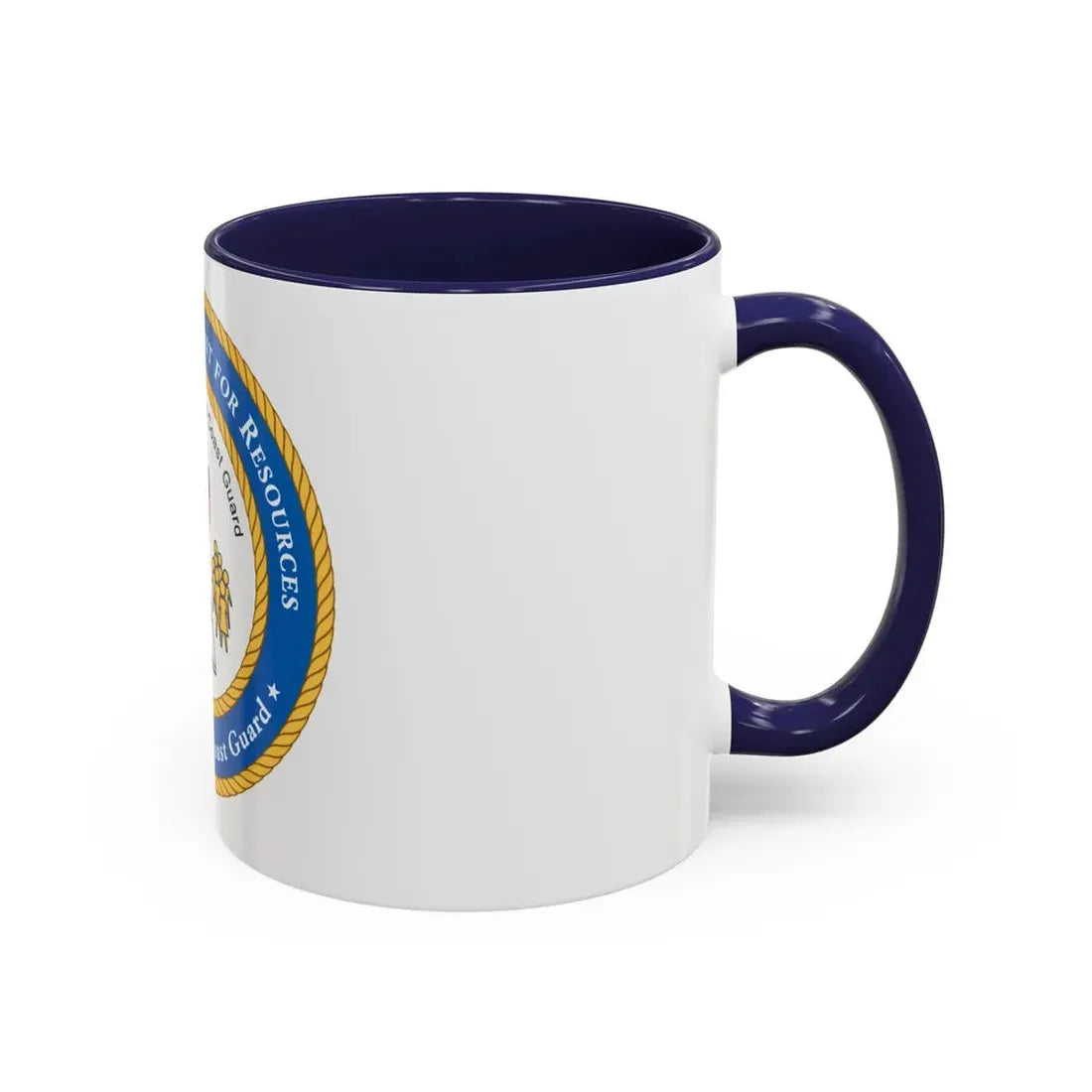USCG Asst Commandant for Resources (U.S. Coast Guard) Accent Coffee Mug - Go Mug Yourself