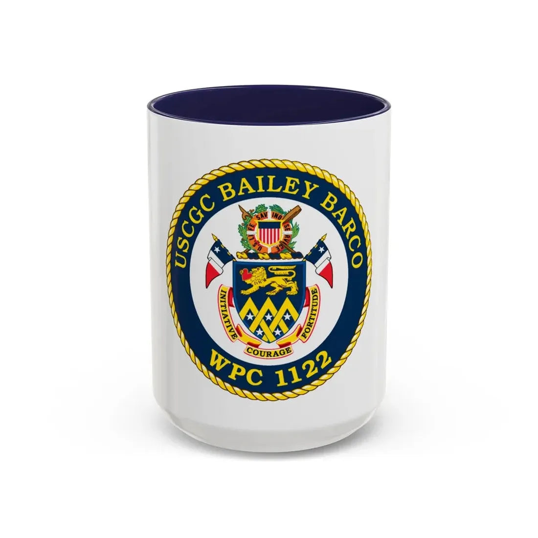 USCG Bailey Barco WPC 1122 (U.S. Coast Guard) Accent Coffee Mug 15oz Navy - Go Mug Yourself