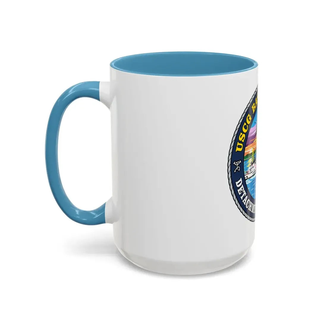 USCG Base San Juan (U.S. Coast Guard) Accent Coffee Mug - Go Mug Yourself