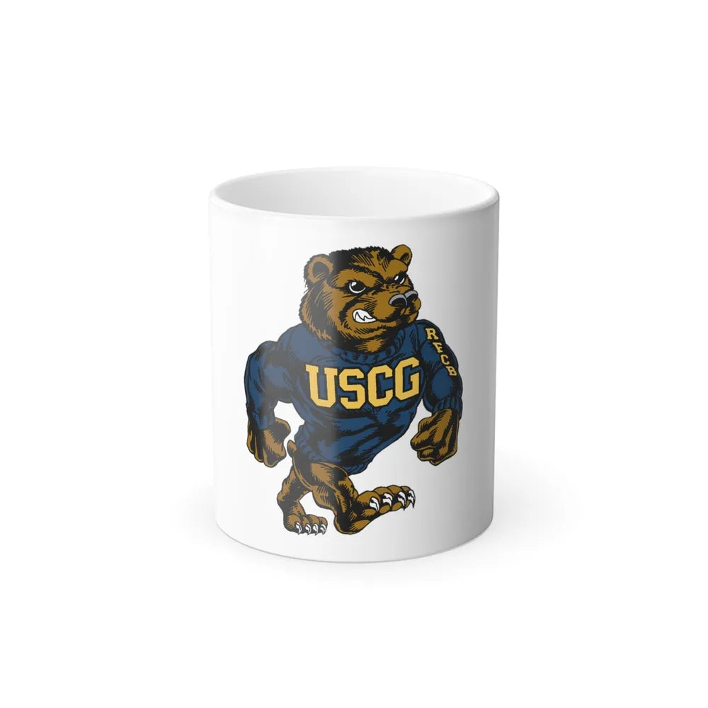 USCG Bear (U.S. Coast Guard) Color Changing Mug 11oz-11oz-Go Mug Yourself