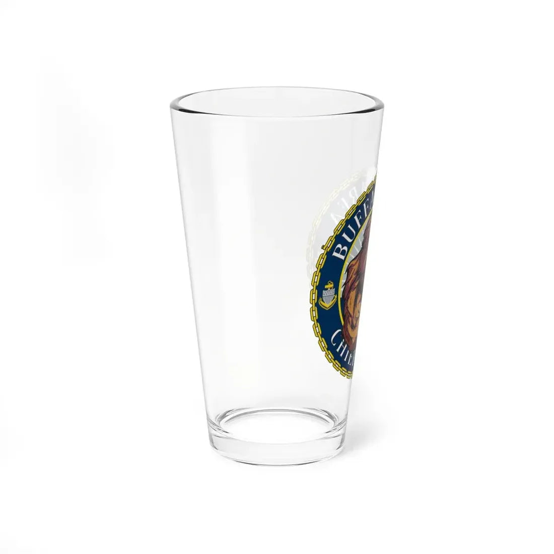 USCG Buffalo Area Cheifs Mess (U.S. Coast Guard) Pint Glass 16oz - Go Mug Yourself