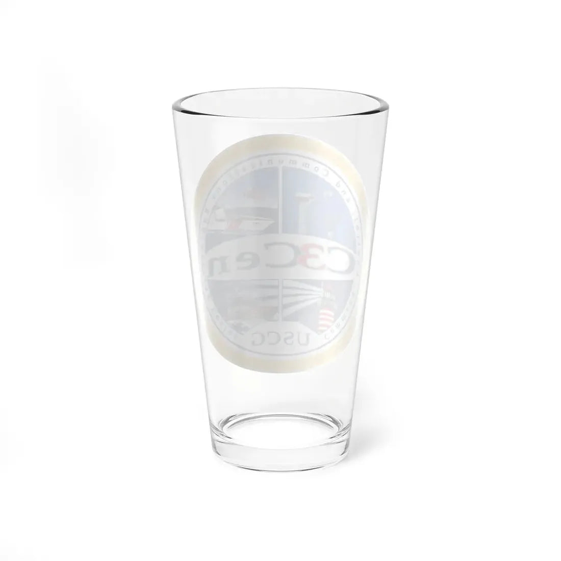 USCG C3 Cen Command Control Comm Engineering (U.S. Coast Guard) Pint Glass 16oz - Go Mug Yourself