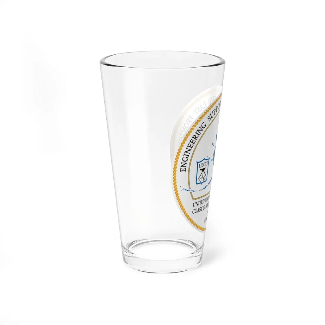 USCG CEU Juneau NEW 08 (U.S. Coast Guard) Pint Glass 16oz - Go Mug Yourself
