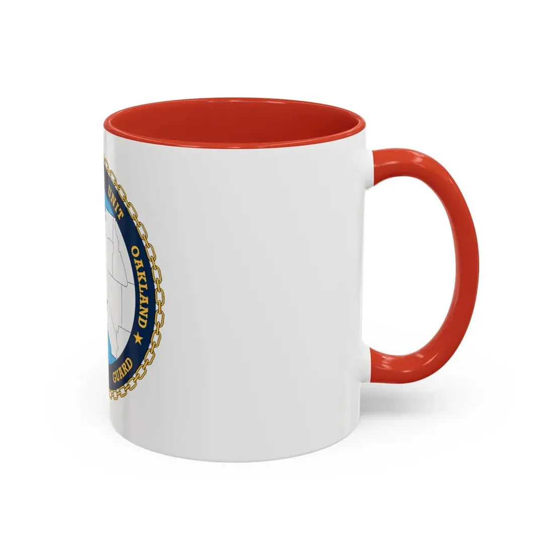 USCG Civil Eng Unit Oakland (U.S. Coast Guard) Accent Coffee Mug - Go Mug Yourself