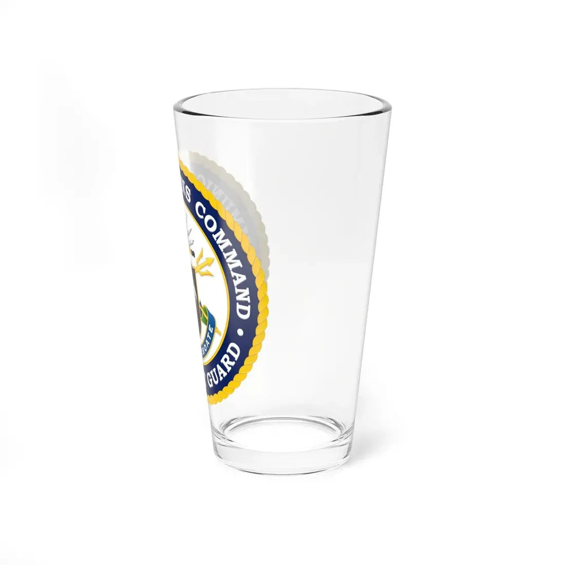 USCG Communications Command (U.S. Coast Guard) Pint Glass 16oz - Go Mug Yourself