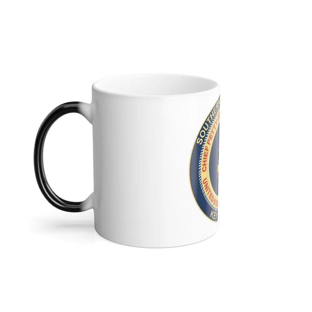 USCG CPOA Key West FL Southernmost Chapter (U.S. Coast Guard) Color Changing Mug 11oz-Go Mug Yourself