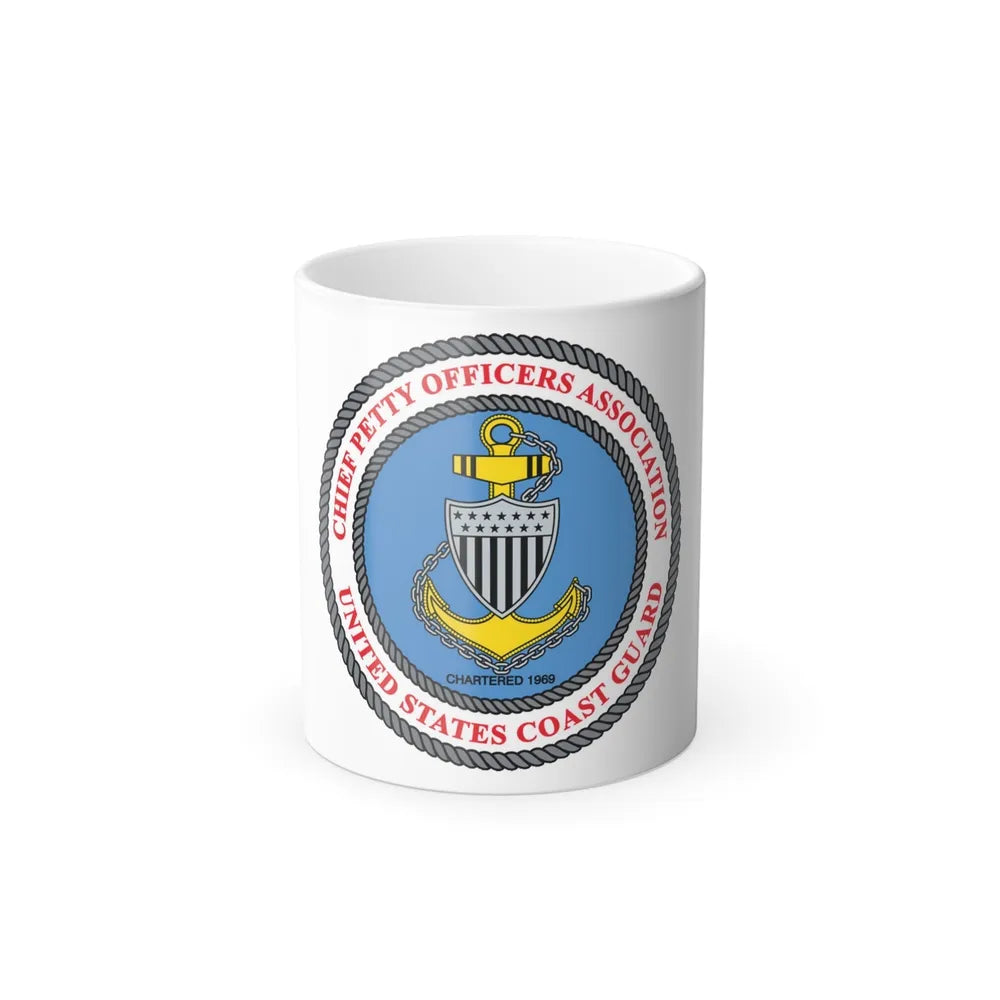 USCG CPOA (U.S. Coast Guard) Color Changing Mug 11oz-11oz-Go Mug Yourself