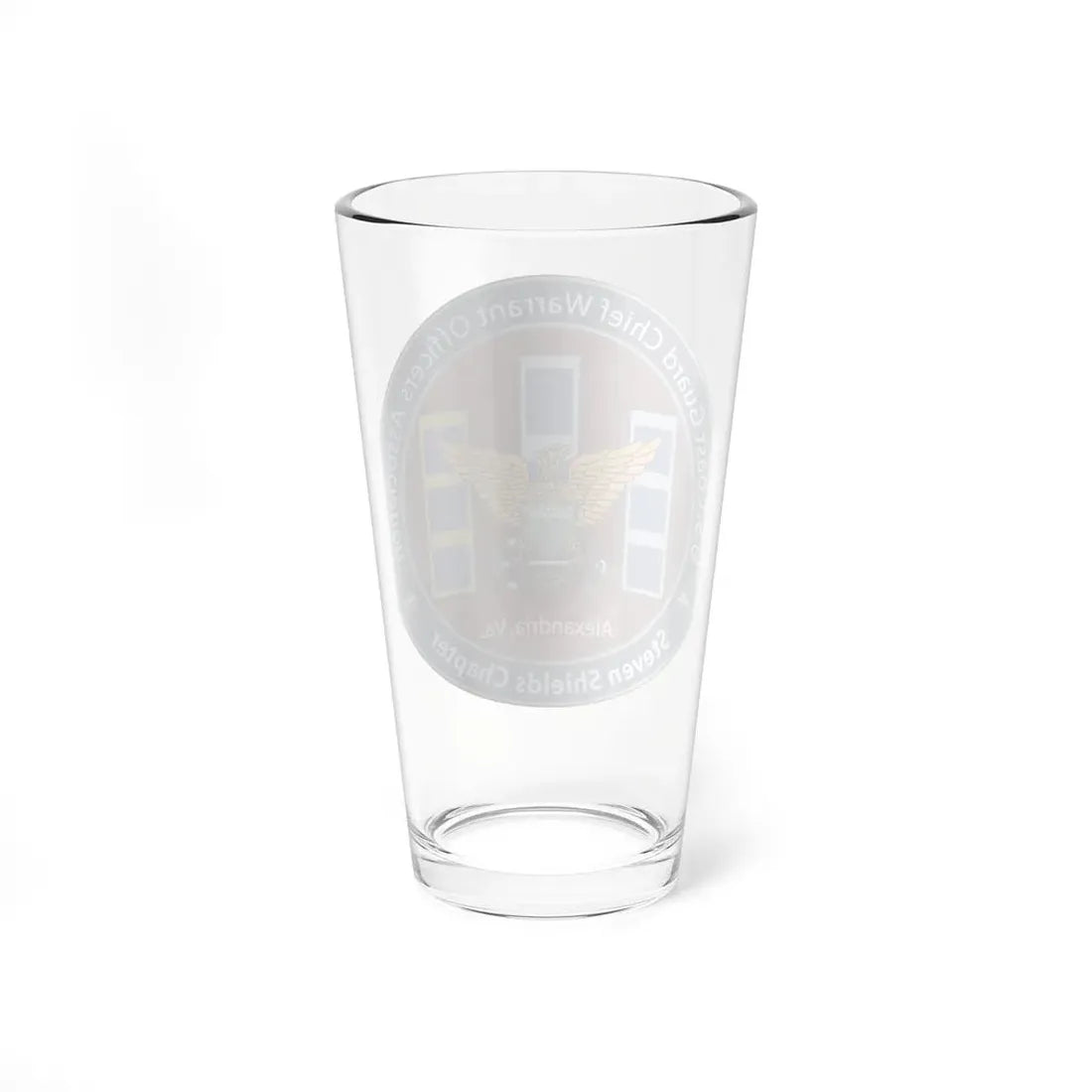 USCG CWO Assoc Steven Shields Chapter (U.S. Coast Guard) Pint Glass 16oz - Go Mug Yourself