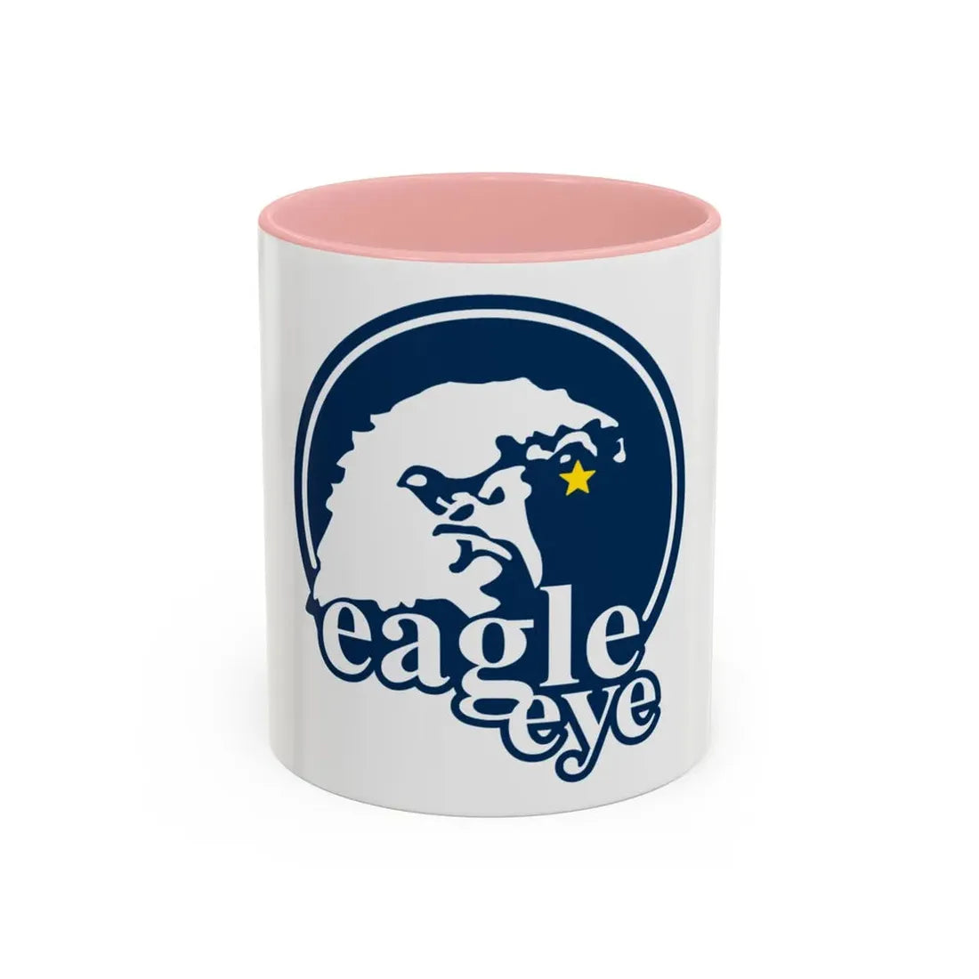 USCG Eagle Eye (U.S. Coast Guard) Accent Coffee Mug 11oz Pink - Go Mug Yourself