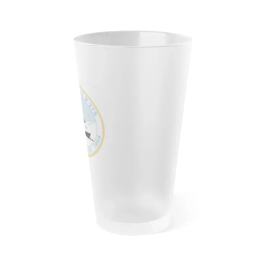 USCG Eastwind W 279 (U.S. Coast Guard) Frosted Pint Glass 16oz - Go Mug Yourself