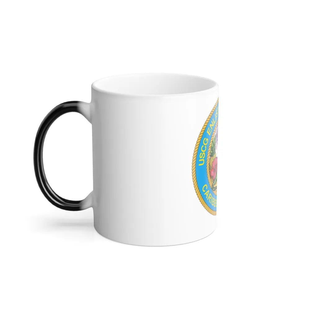 USCG EnlAssocCaribbean Branch (U.S. Coast Guard) Color Changing Mug 11oz-Go Mug Yourself