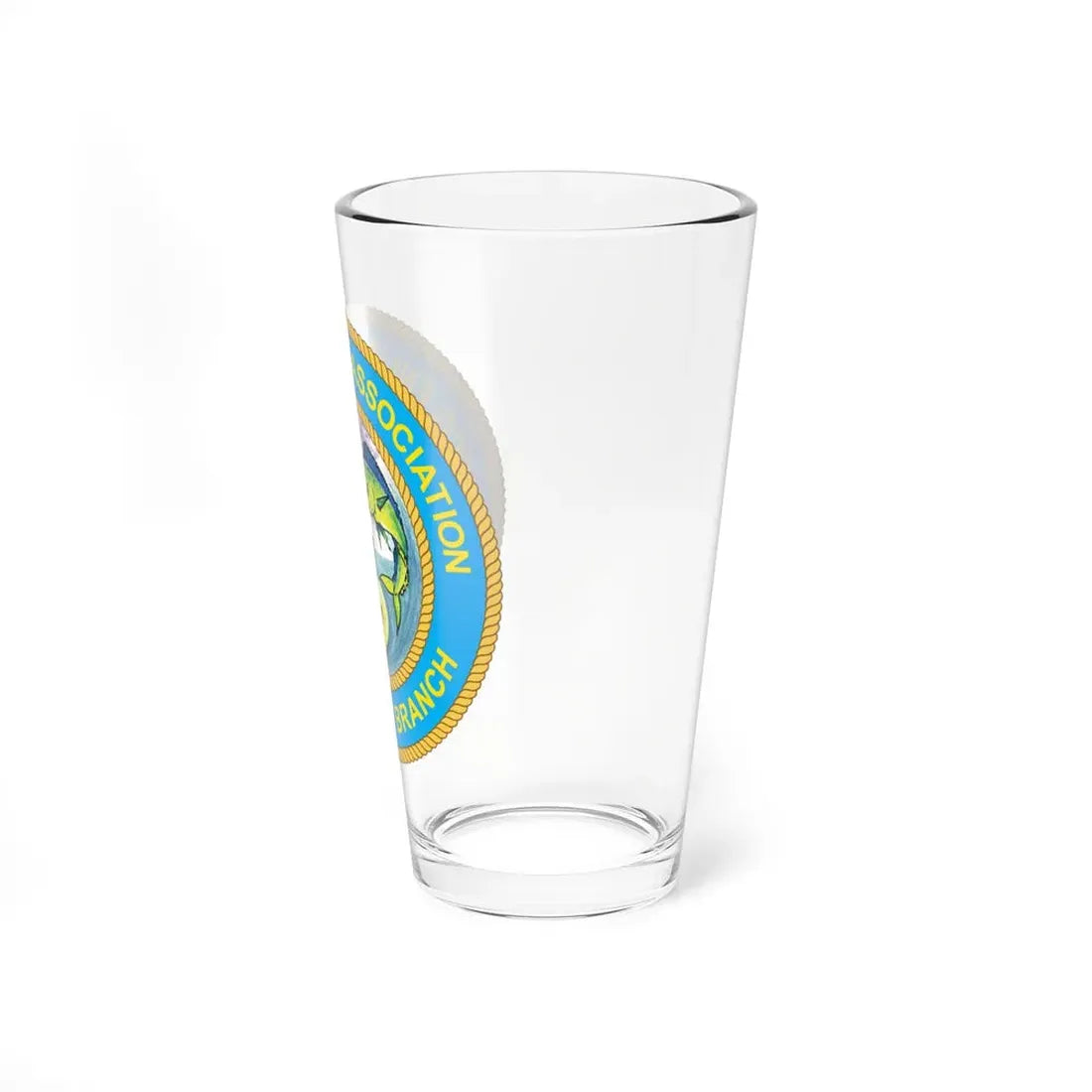 USCG EnlAssocCaribbean Branch (U.S. Coast Guard) Pint Glass 16oz - Go Mug Yourself