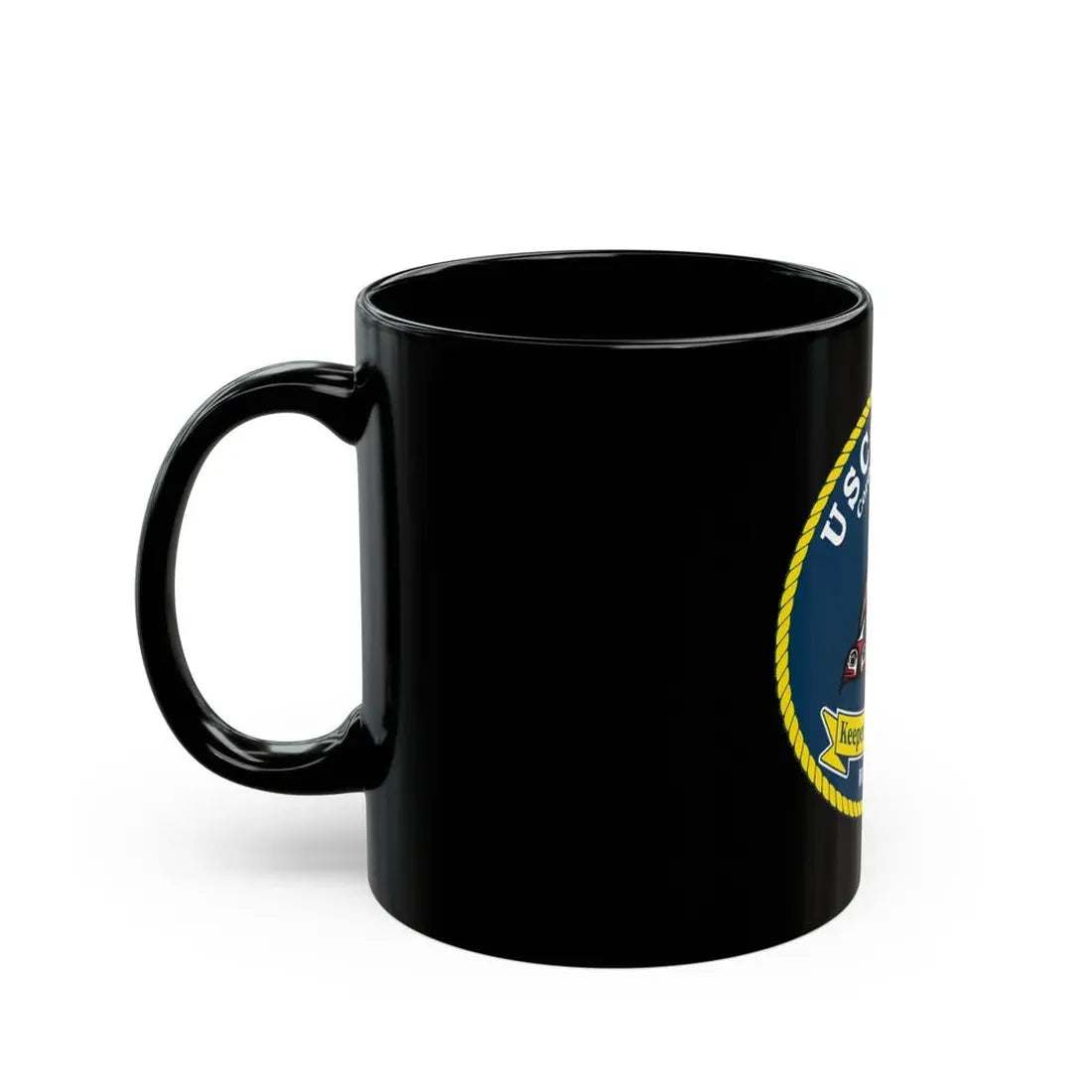 USCG FIR WLB 213 (U.S. Coast Guard) Black Coffee Mug - Go Mug Yourself
