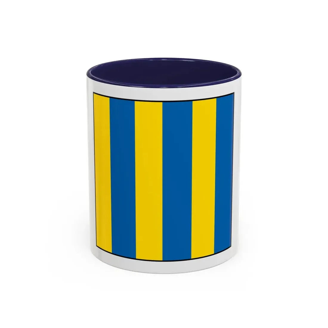 USCG Golf Flag (U.S. Coast Guard) Accent Coffee Mug 11oz Navy - Go Mug Yourself