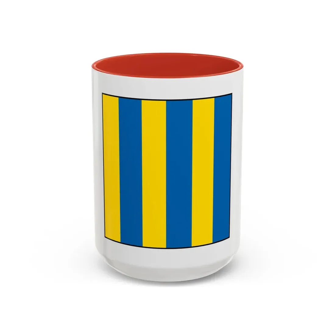 USCG Golf Flag (U.S. Coast Guard) Accent Coffee Mug 15oz Red - Go Mug Yourself