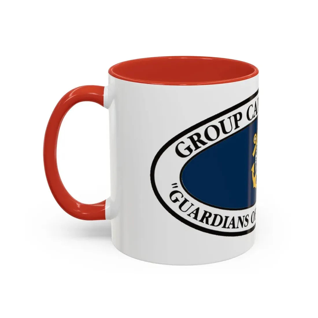 USCG Group Cape Hatteras VINT (U.S. Coast Guard) Accent Coffee Mug - Go Mug Yourself
