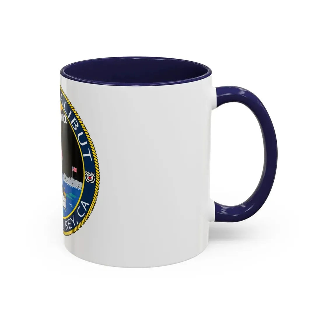USCG Halibut Marina Del Ray CA (U.S. Coast Guard) Accent Coffee Mug - Go Mug Yourself