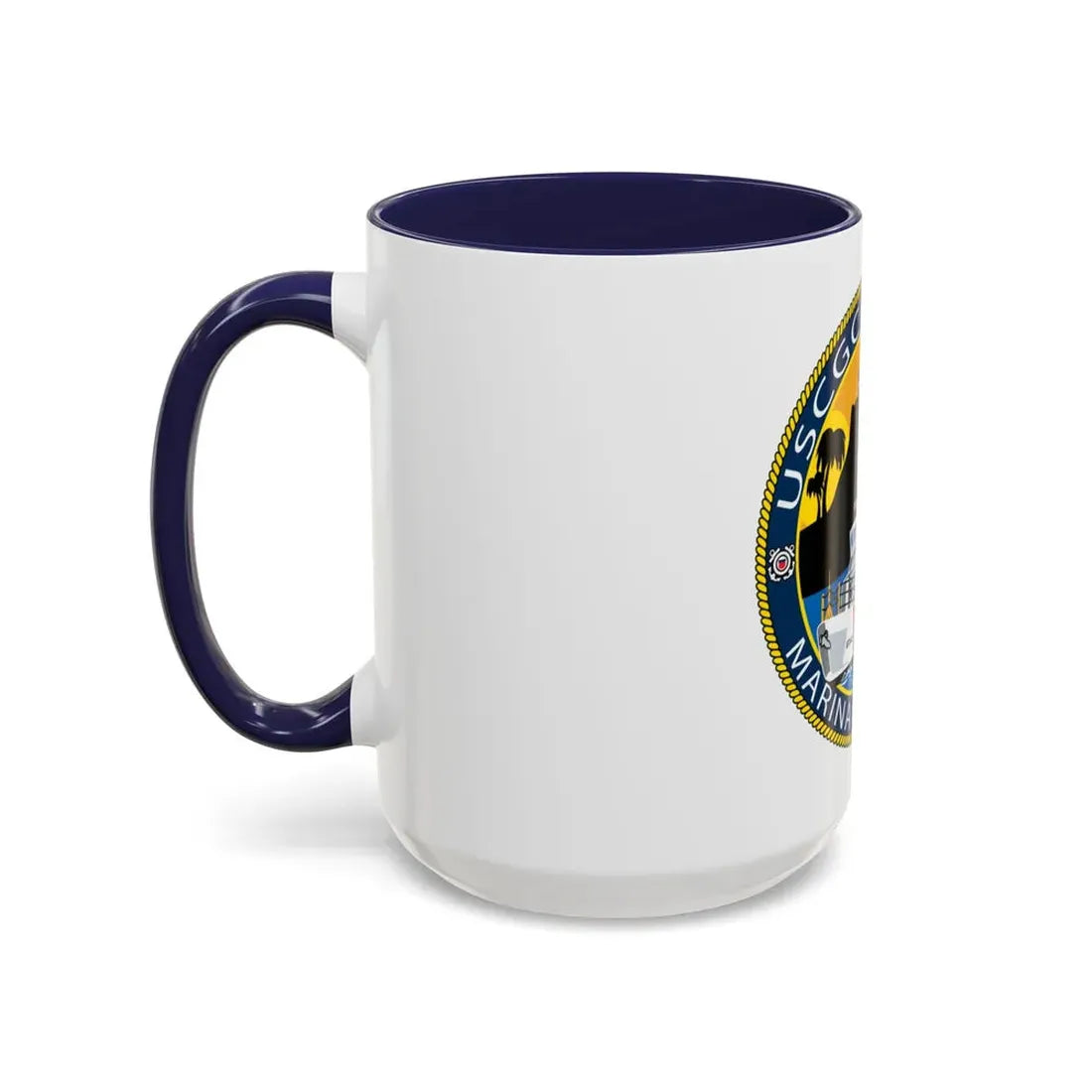 USCG Halibut Marina Del Ray CA (U.S. Coast Guard) Accent Coffee Mug - Go Mug Yourself
