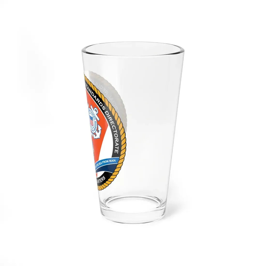 USCG HQ CG ENG 1 Comm Reg Stnd Dlr (U.S. Coast Guard) Pint Glass 16oz - Go Mug Yourself