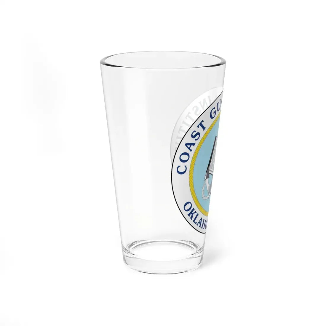 USCG Institute Oklahoma City 2 (U.S. Coast Guard) Pint Glass 16oz - Go Mug Yourself