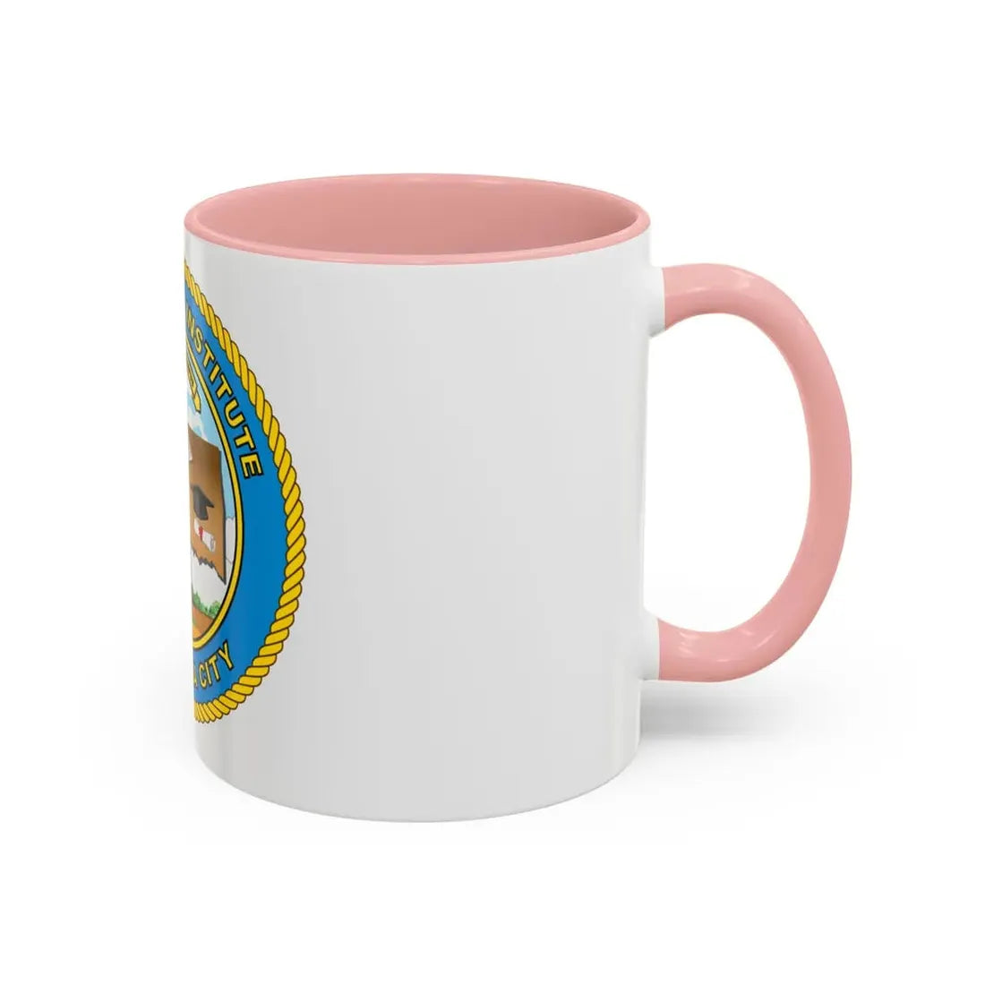 USCG Institute Oklahoma City (U.S. Coast Guard) Accent Coffee Mug - Go Mug Yourself