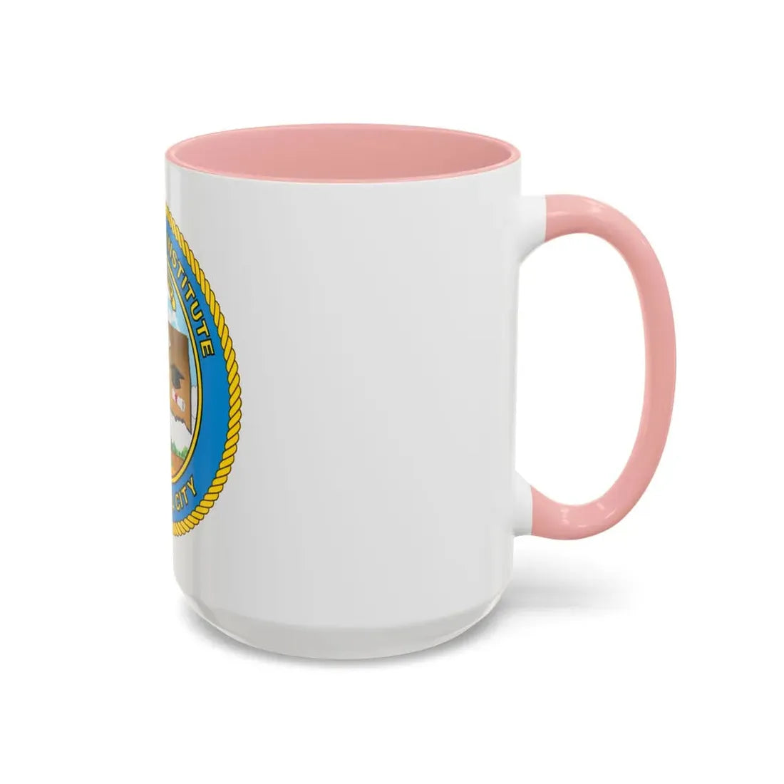 USCG Institute Oklahoma City (U.S. Coast Guard) Accent Coffee Mug - Go Mug Yourself