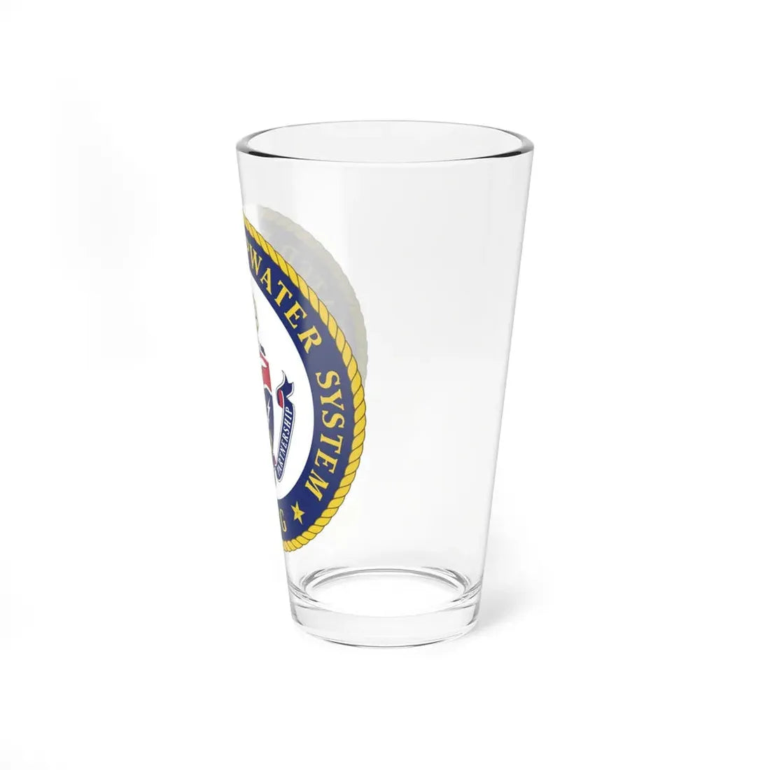 USCG Integrated Deepwater System (U.S. Coast Guard) Pint Glass 16oz - Go Mug Yourself